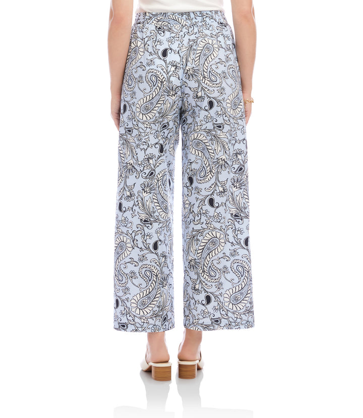 Drawstring Cropped Pants