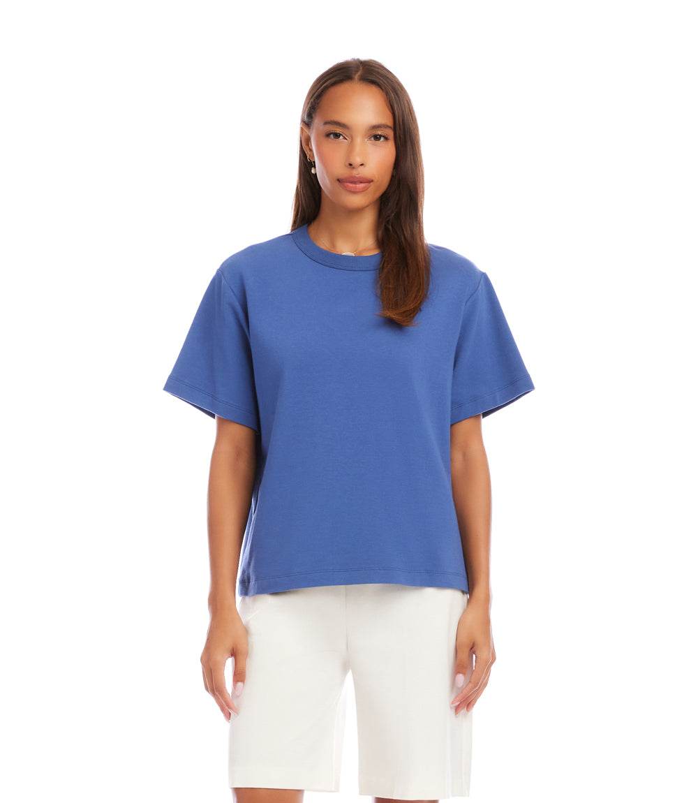 Short Sleeve Top - Versatile Essential with Modern Style