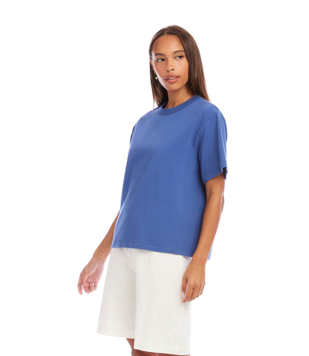 Short Sleeve Top - Versatile Essential with Modern Style