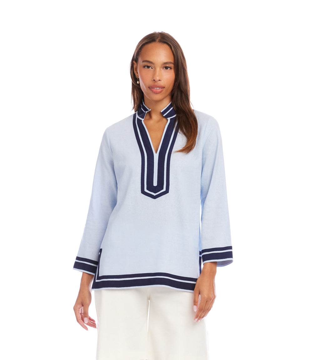 The St. Tropez Tunic - Breathable Linen-Blend Lightweight Dress