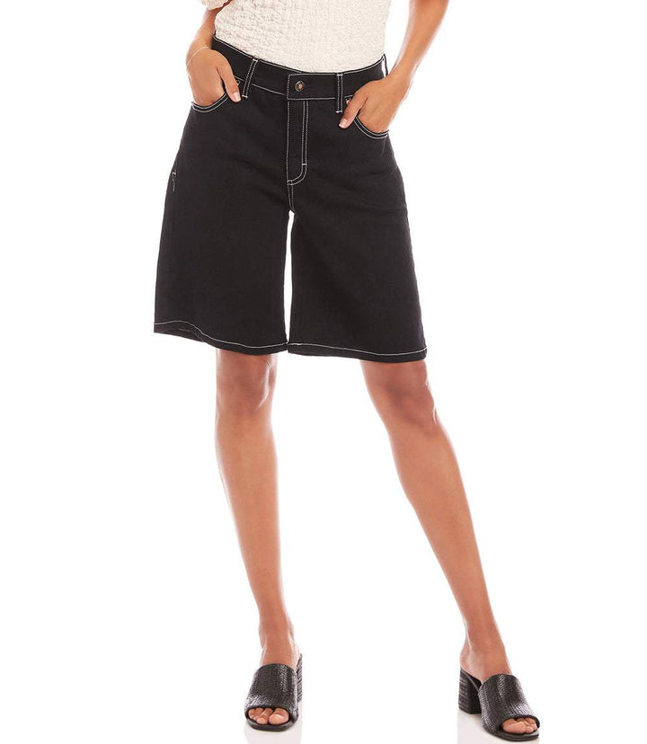 Denim Bermuda Shorts