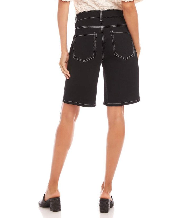 Denim Bermuda Shorts