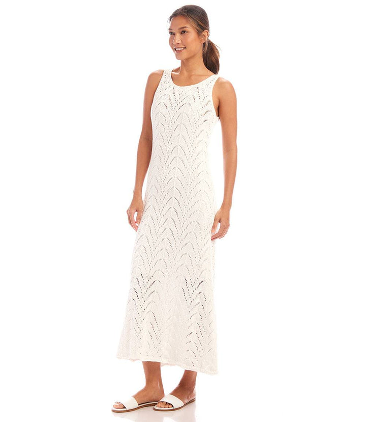 Sleeveless Crochet Midi Dress