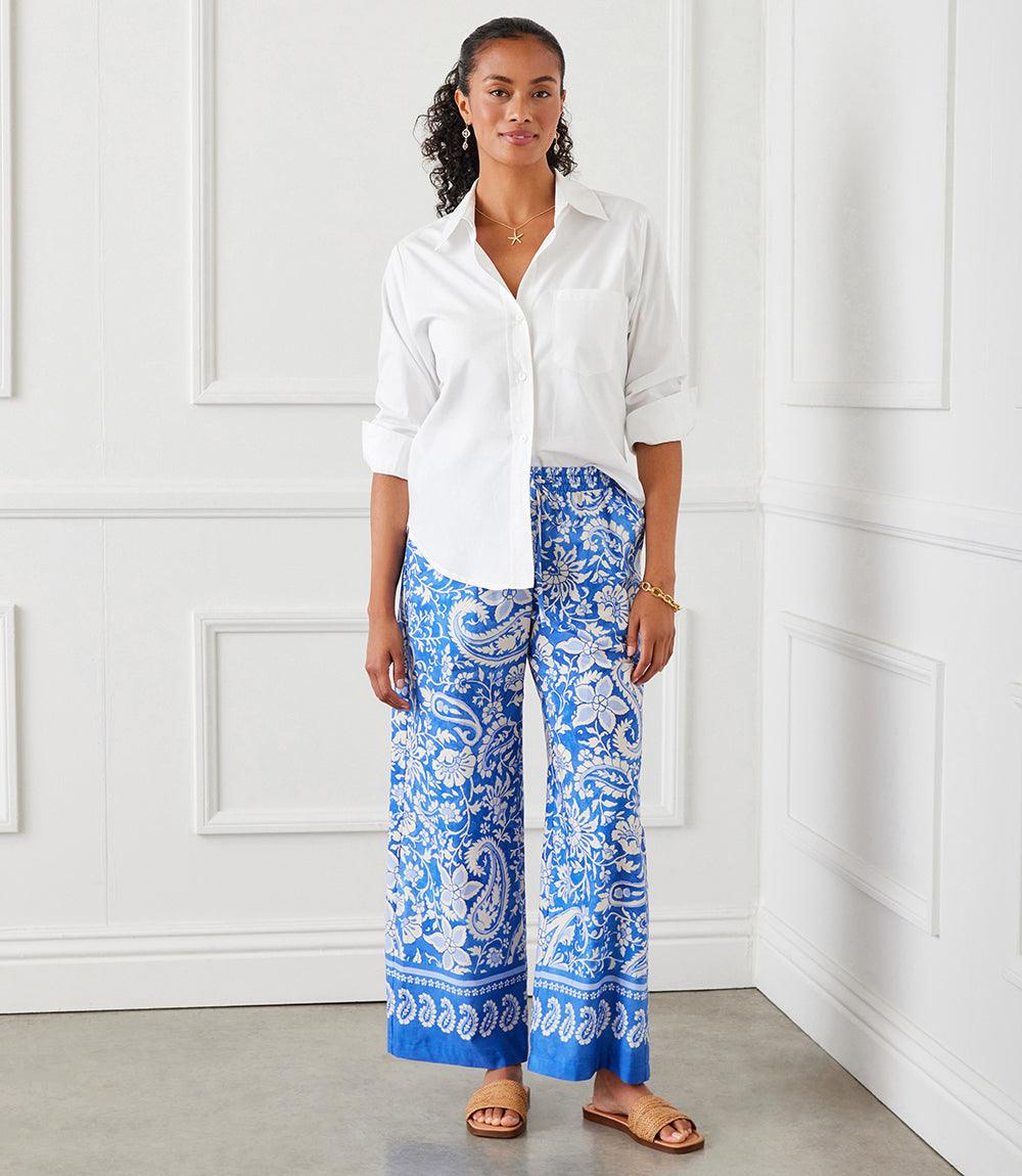 Ruched Sleeve Button-Up Shirt