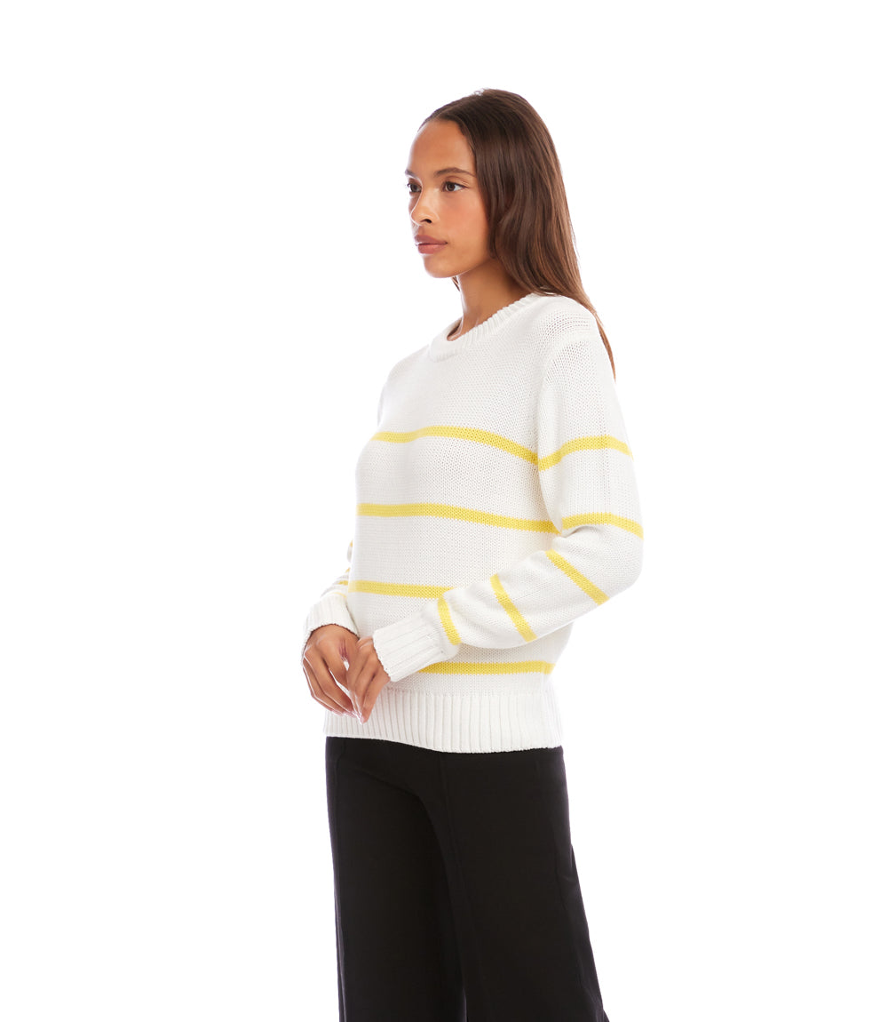 Stripe Crewneck Sweater