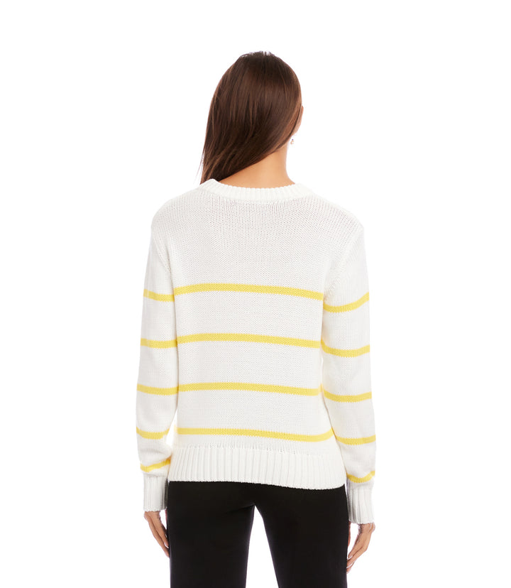 Stripe Crewneck Sweater