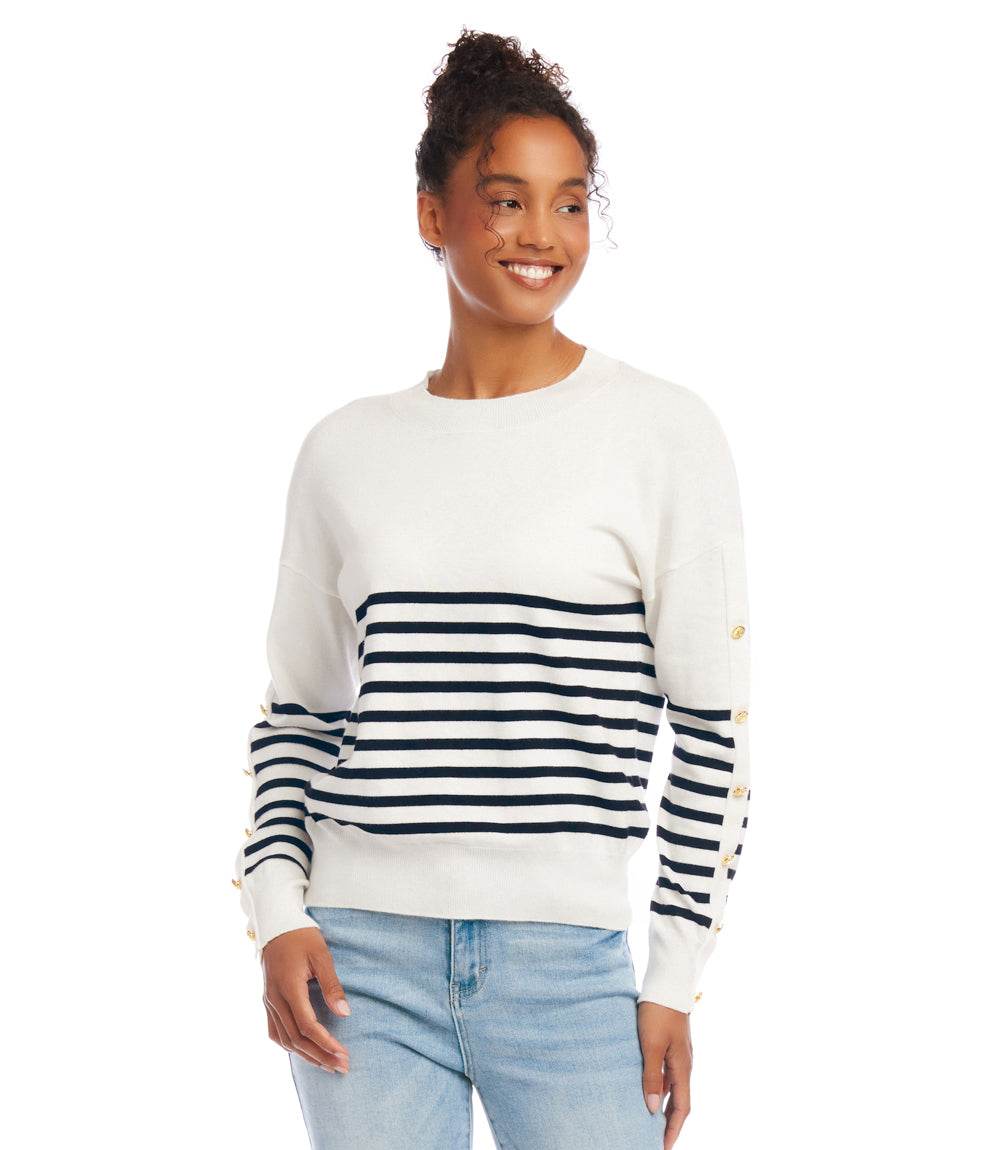 Button Detail Sweater