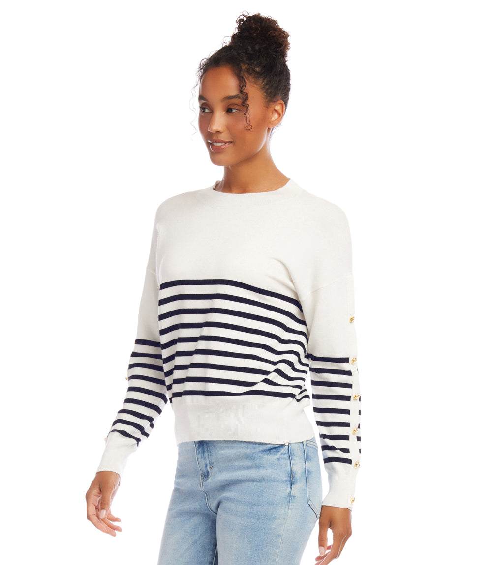 Button Detail Sweater