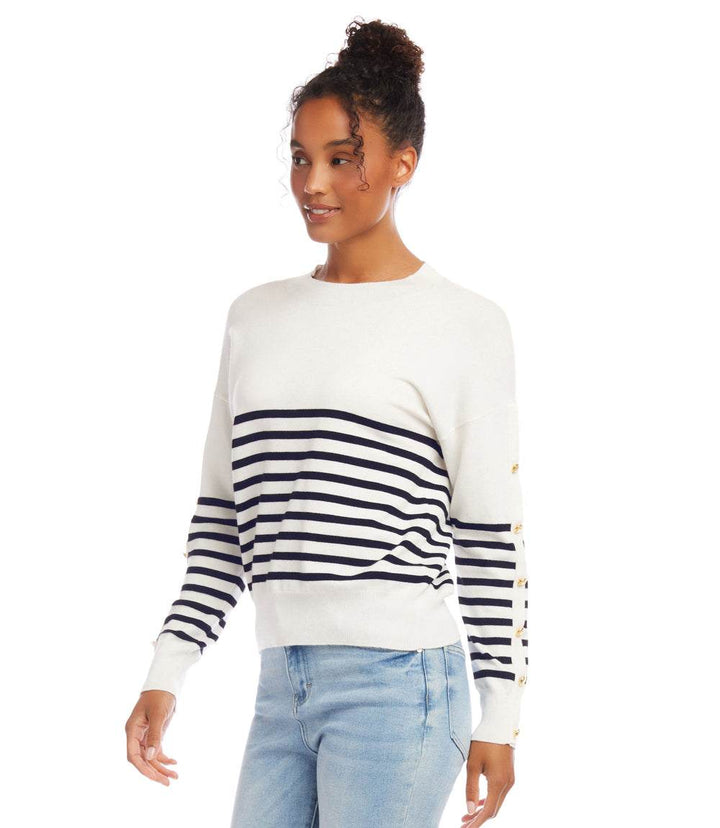 Button Detail Sweater