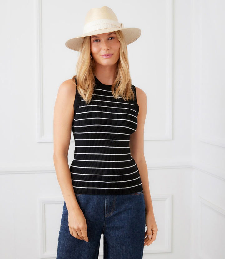 Stripe Ribbed Sweater Tank