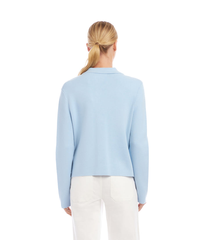 Collared Sweater Jacket