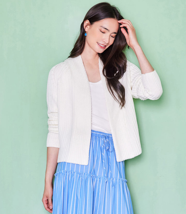 Cropped Cardigan Sweater