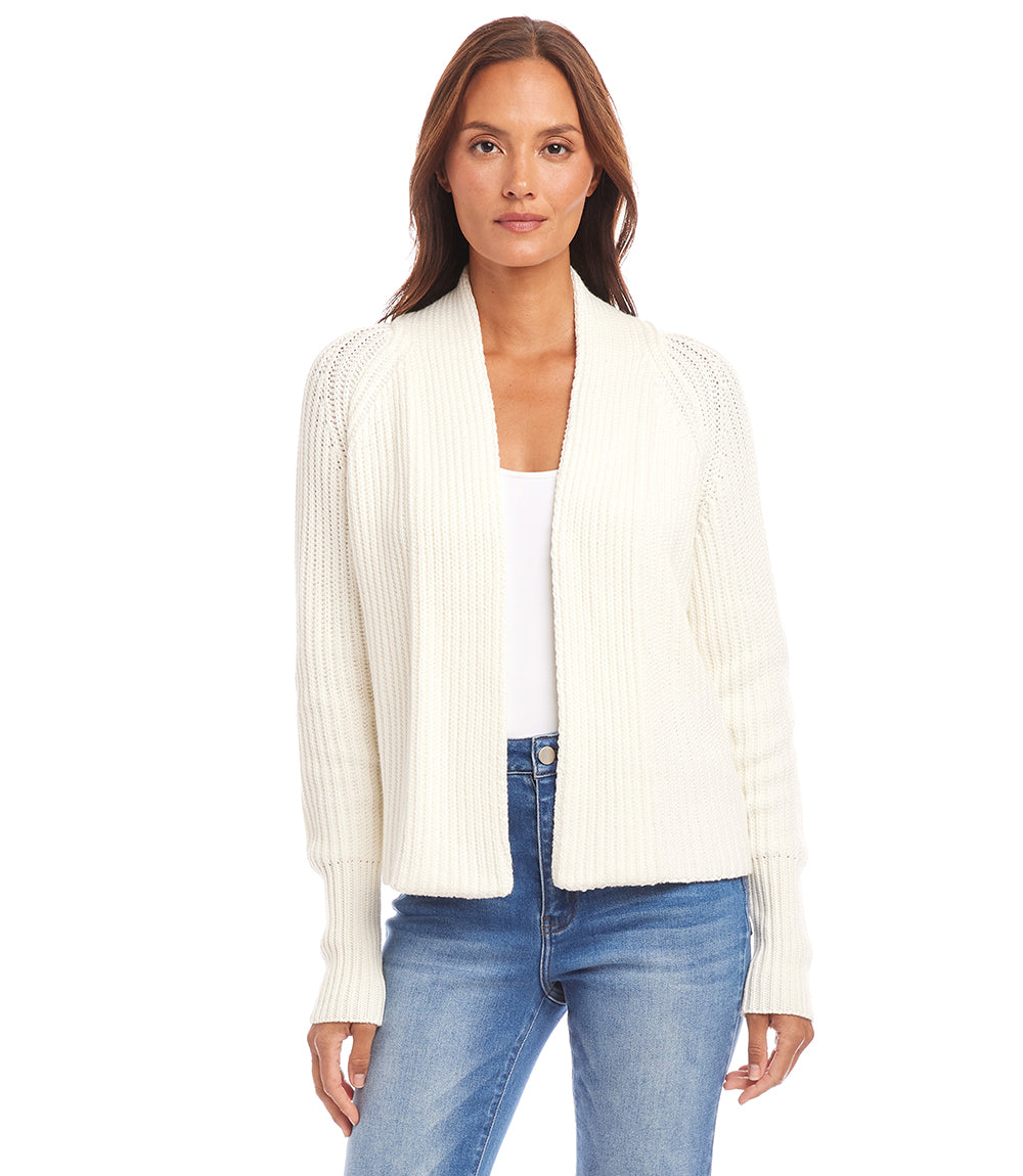 Cropped Cardigan Sweater