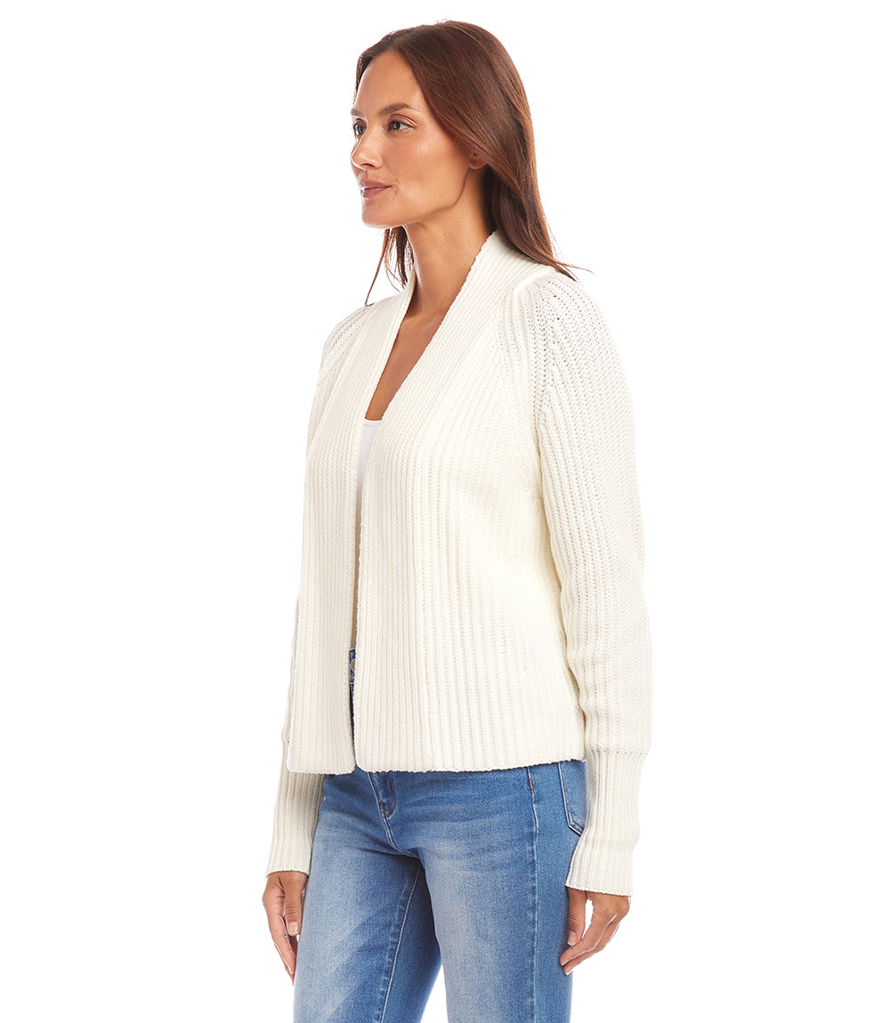 Cropped Cardigan Sweater