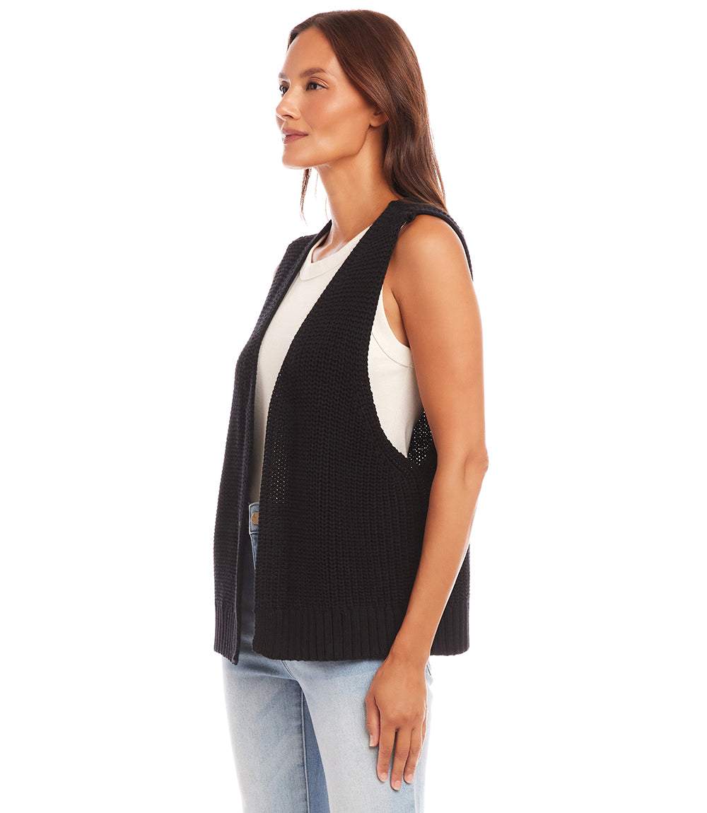 Open Sweater Vest