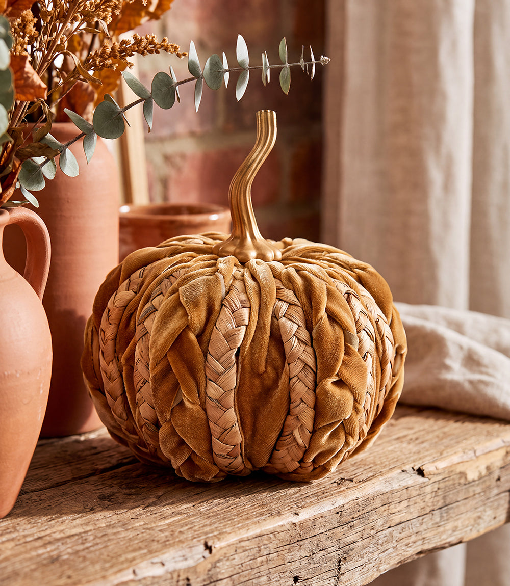 Large Braided Pumpkin