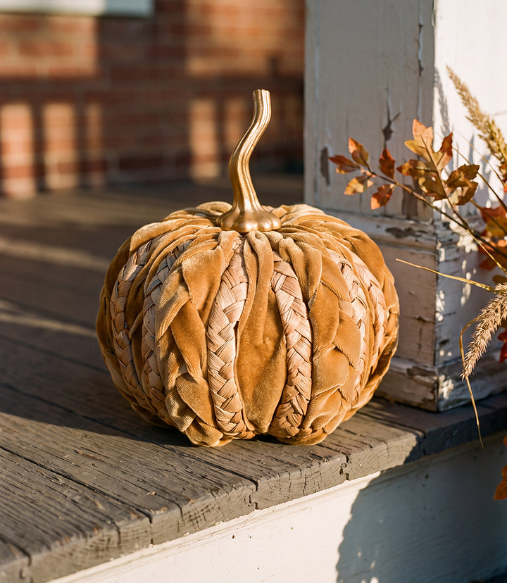 Large Braided Pumpkin