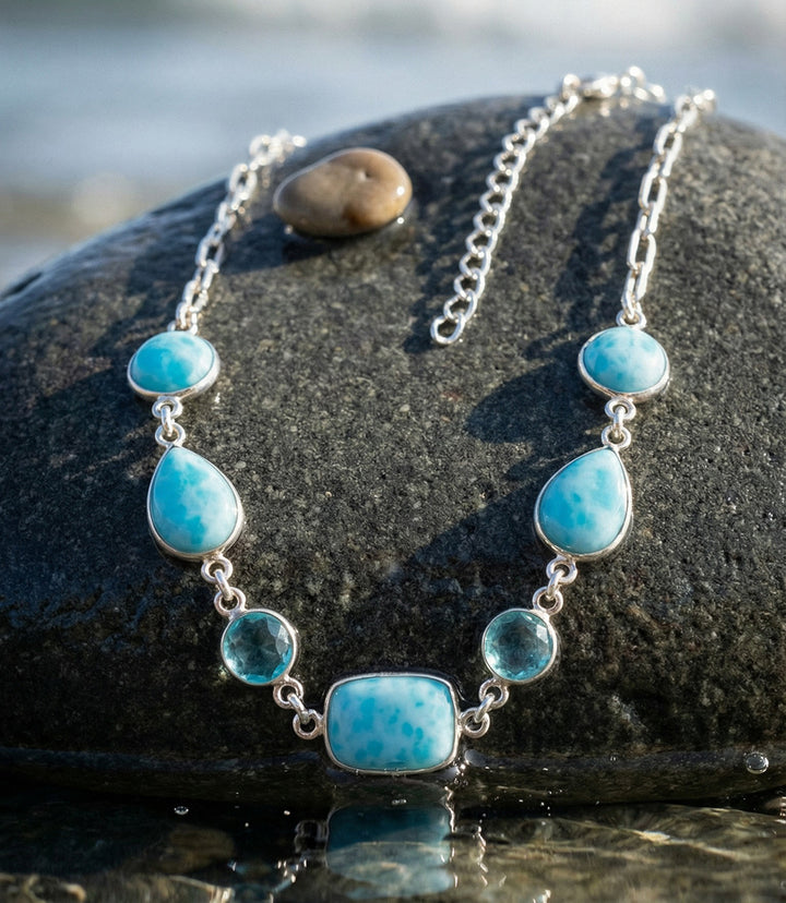 Larimar Station Bracelet