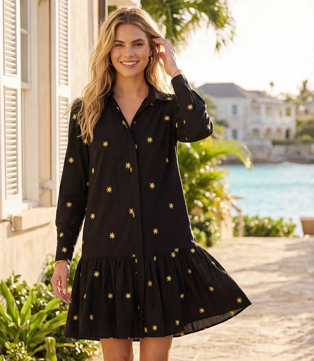 karen kane linen shirt dress Linen Dresses for Women