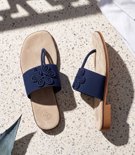 Charleston Shoe Co. Morris Flower Thong Sandals