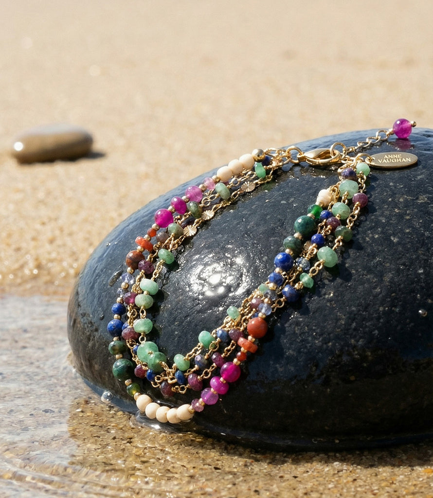 かりん オーダーブレスレット Multistrand Gemstone Bracelet – Karen Kane
