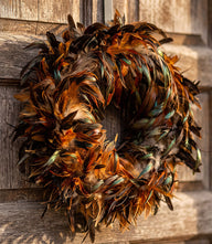 Natural Feather Wreath