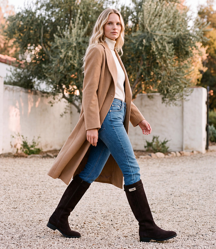 Billini Noemi Suede Riding Boots