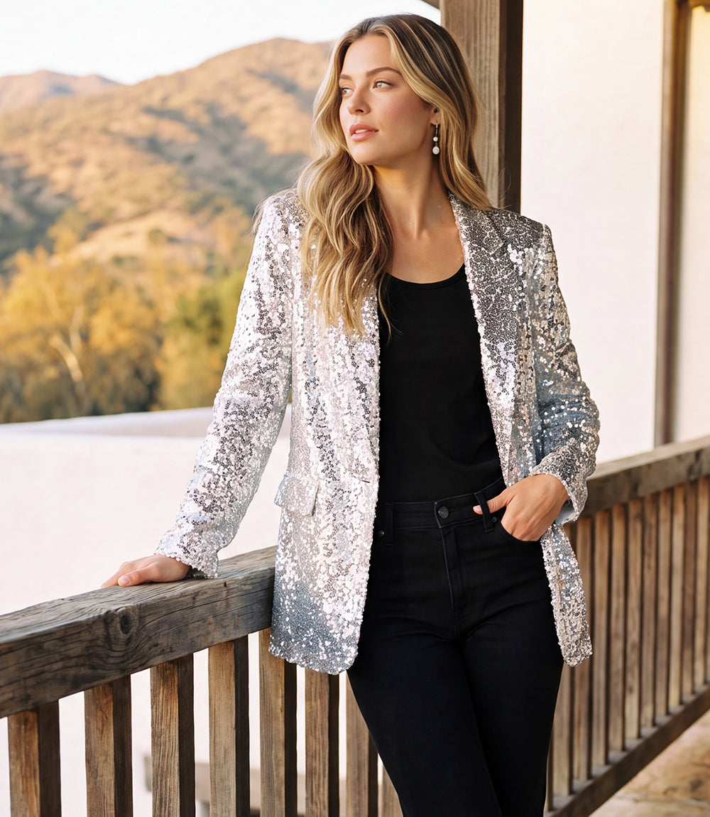 Sequin Blazer