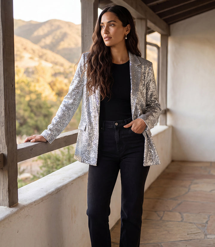 Sequin Blazer