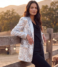 Sequin Blazer