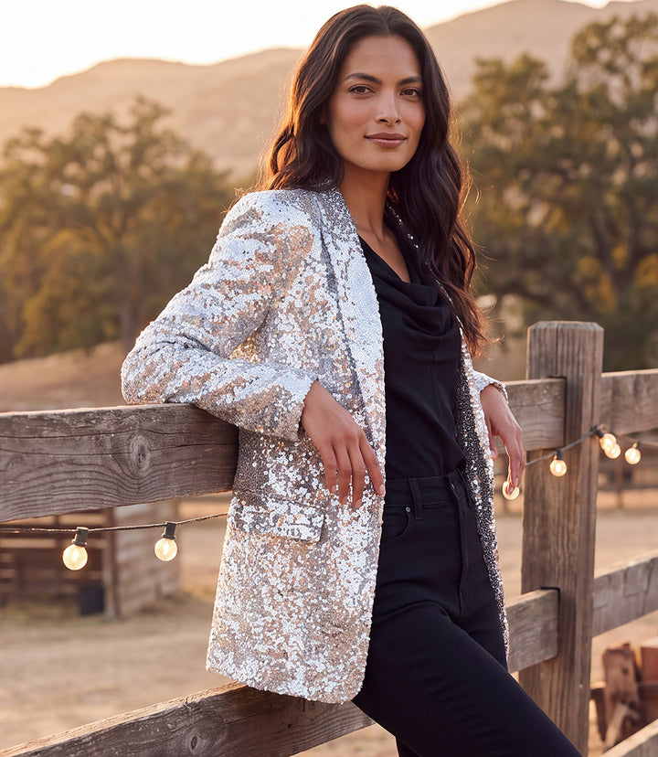 Sequin Blazer