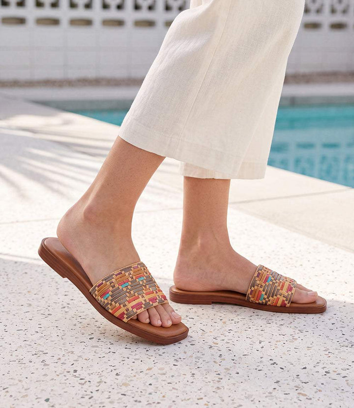 Seychelles Palm Oasis Slide Sandals