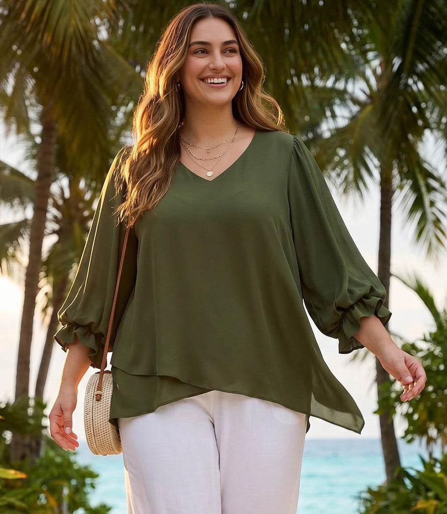 1Plus_Size_Layered_Sleeve_Asym