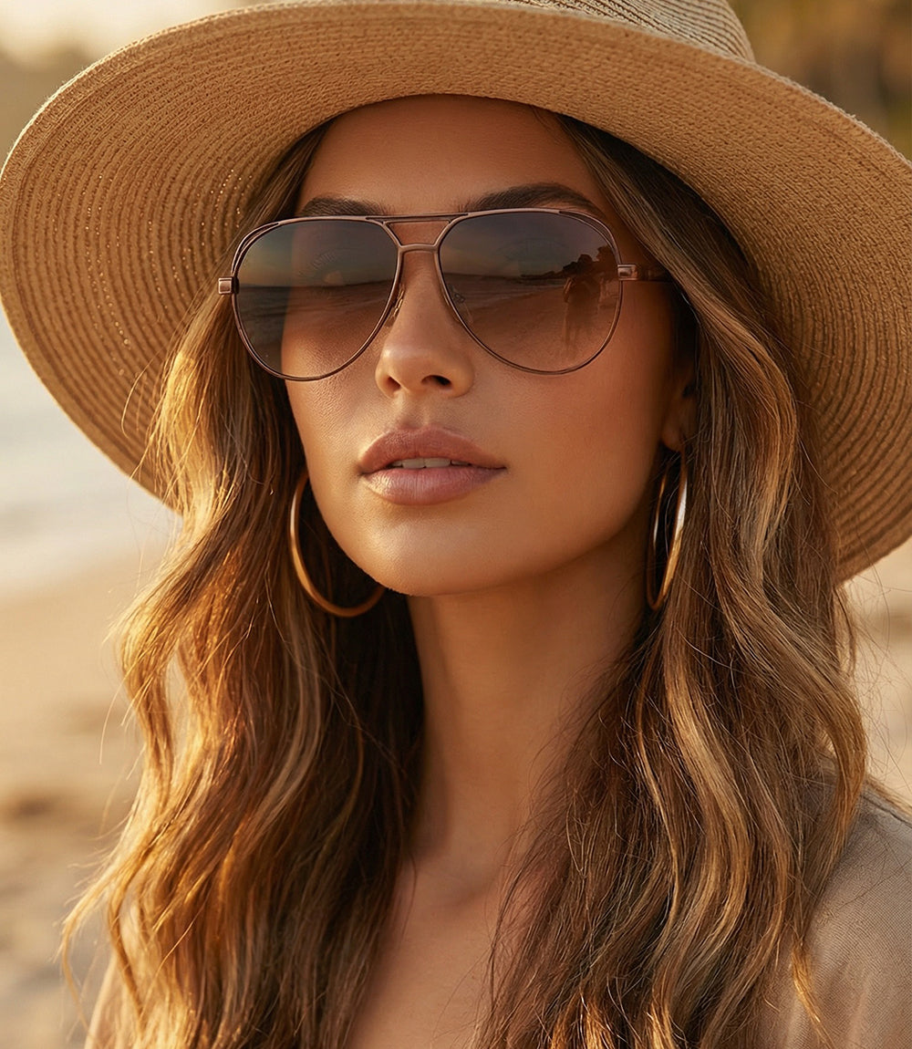 Quay Open Tab Sunglasses