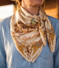 Back When They Bucked Silk Scarf