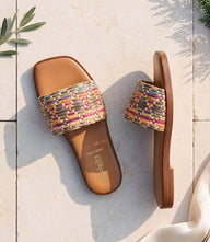 Seychelles Palm Oasis Slide Sandals