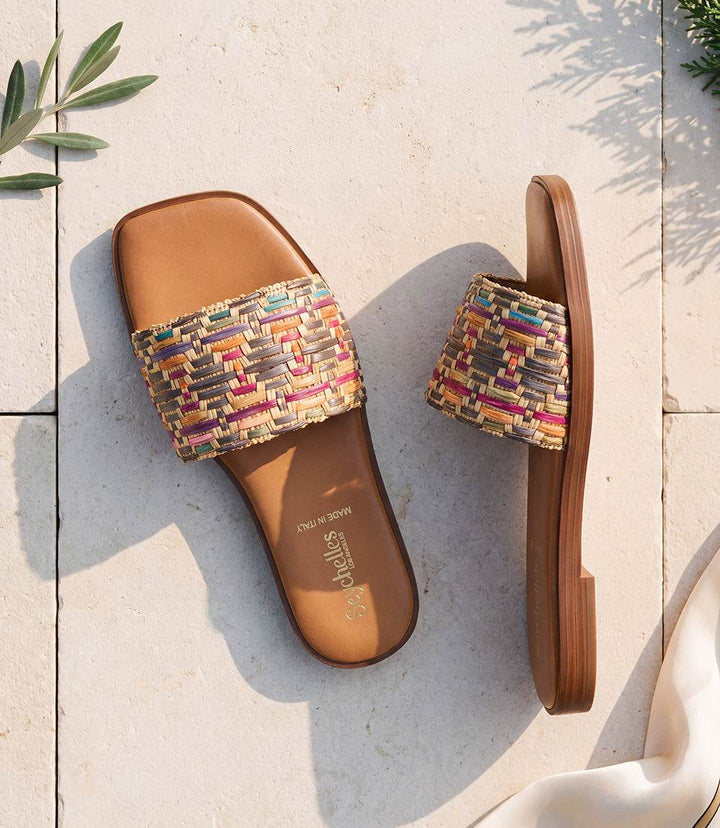 Seychelles Palm Oasis Slide Sandals