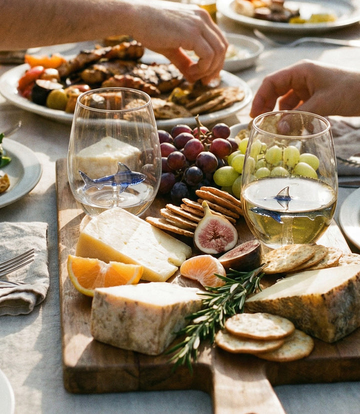 Shark Stemless Wine Glass