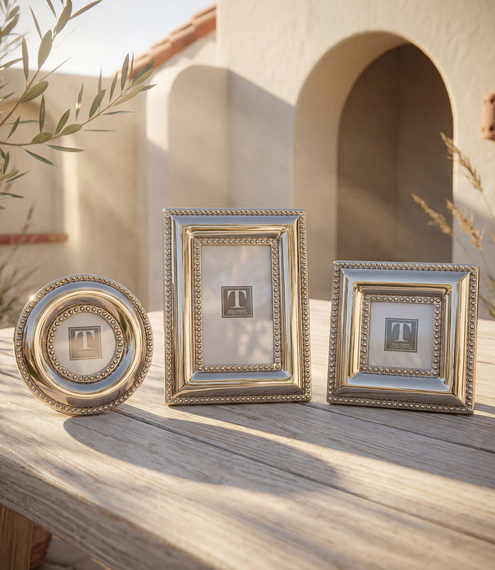 Silver Picture Frames, Set Of 3