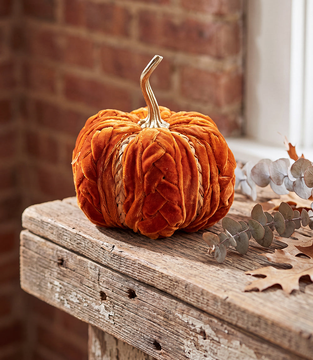 Small Braided Pumpkin