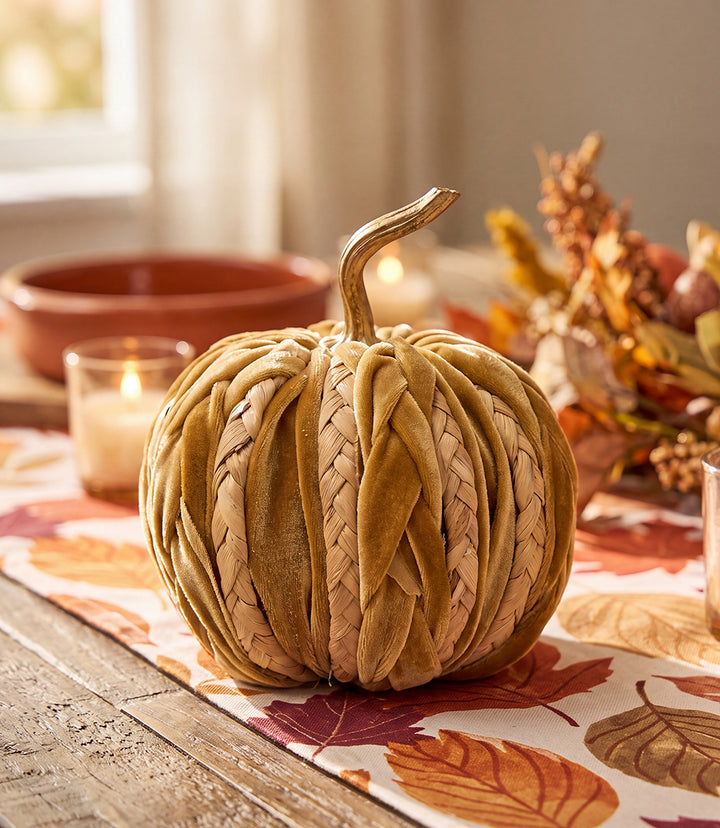 Small Braided Pumpkin