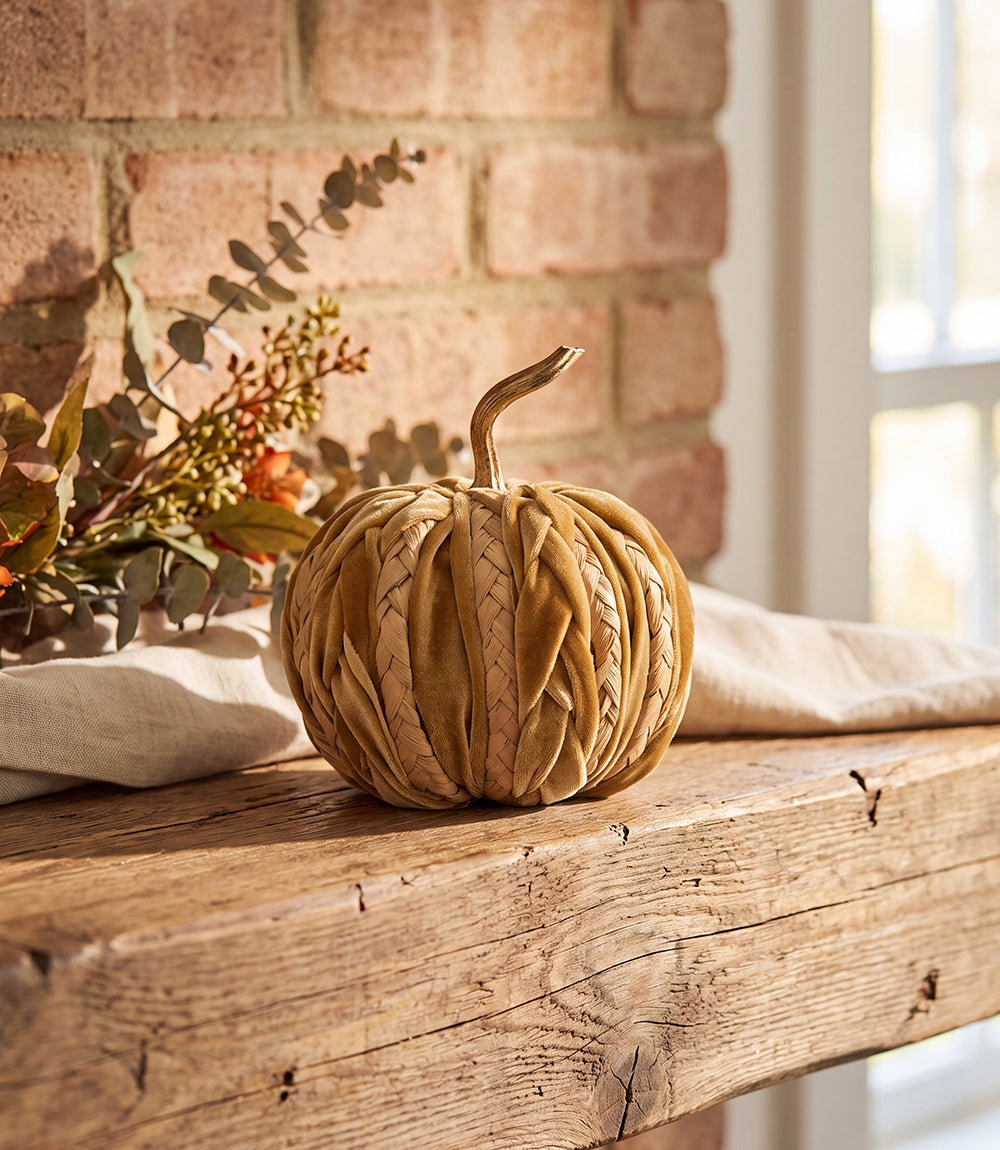 Small Braided Pumpkin