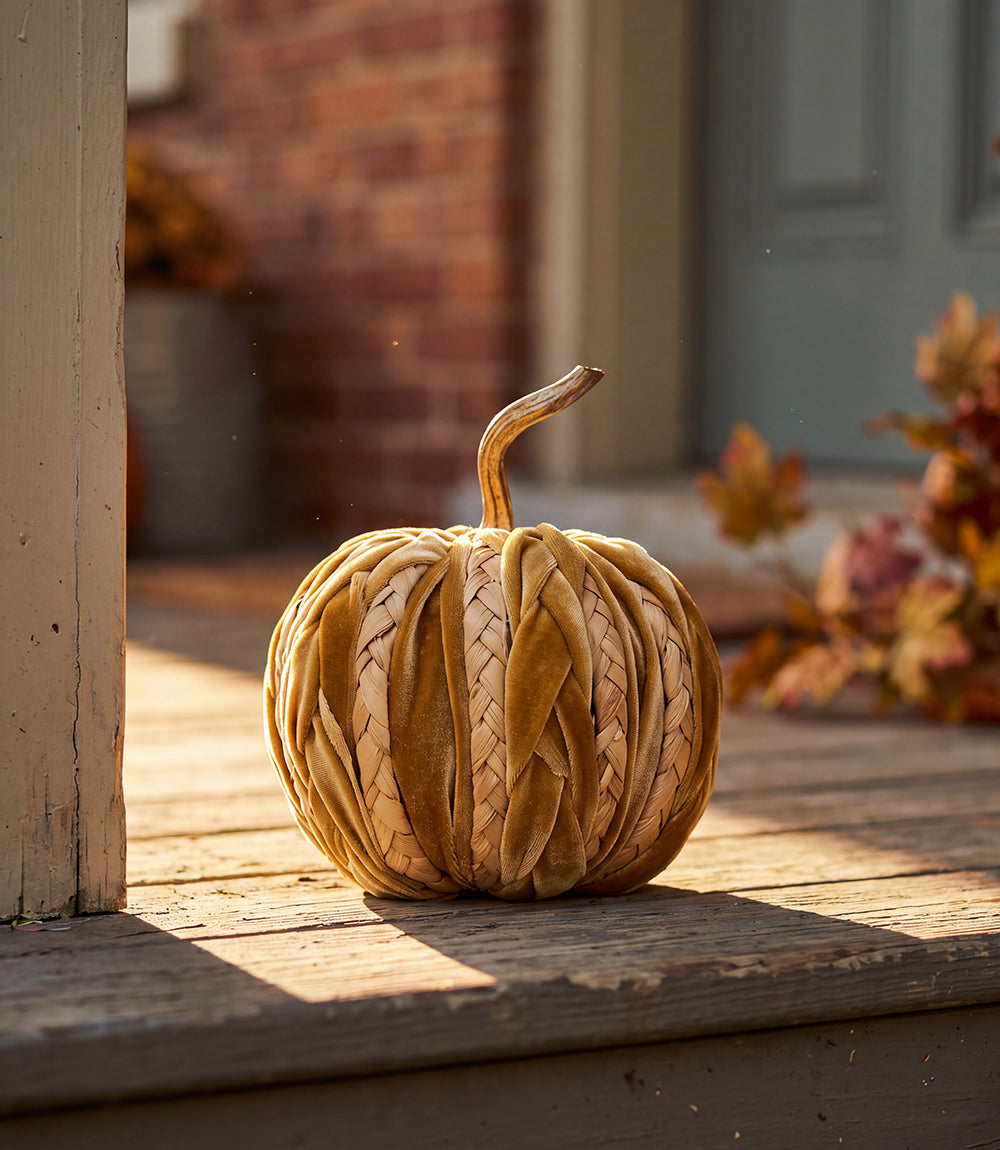 Small Braided Pumpkin