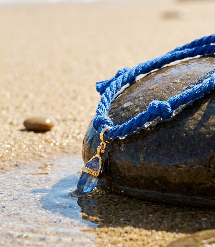 Sodalite Point Cord Bracelet