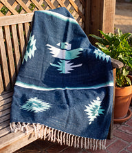 Blue Eagle Thunderbird Baja Blanket