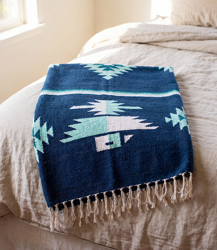 Blue Eagle Thunderbird Baja Blanket