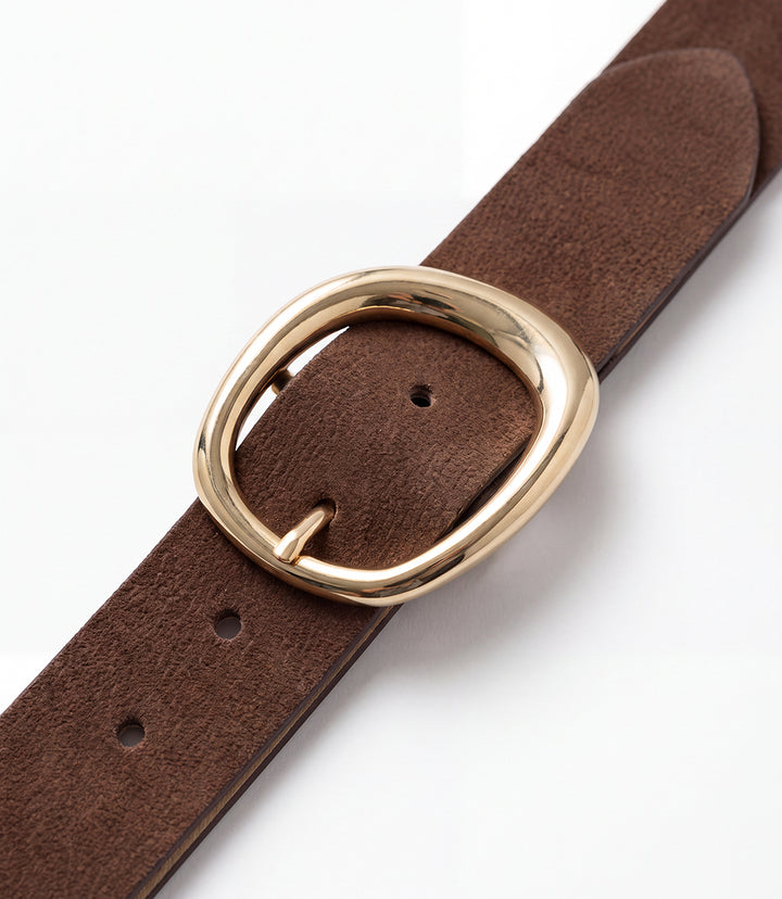 Streets Ahead Modern Buckle Leather Belt