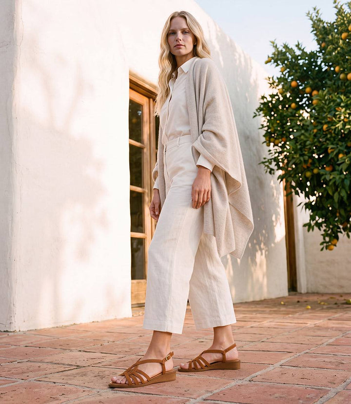 Seychelles Sunflower Fields Suede Wrap Sandals
