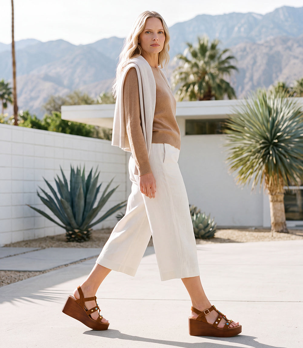 Seychelles Ticket To Ride Suede Wedge Sandals