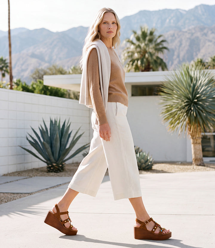 Seychelles Ticket To Ride Suede Wedge Sandals